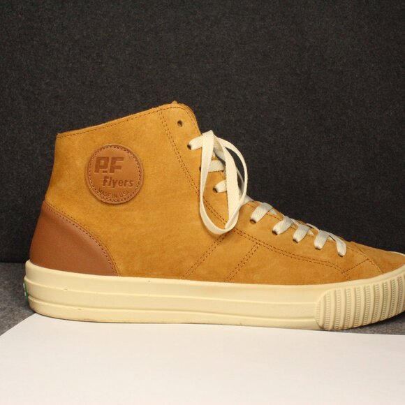 PF Flyers Gitman Bros Camel Suede Made in USA Sneakers Mens Size 12 (11.5) - Picture 7 of 12
